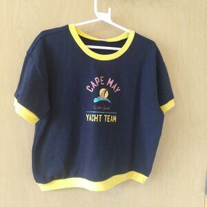 NWT Anthropologie Cape May Daily Practice Graphic Tee (L)